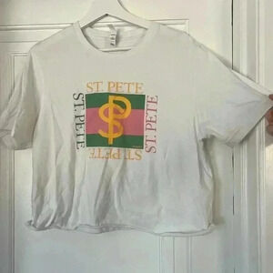 White T-Shirt by artist Chad Mize "Chizzy" / St Pete Florida